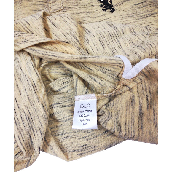 Lions Crest by English Laundry Men's 3 Button Henley Shirt Short Sleeve Size M - Picture 8 of 11